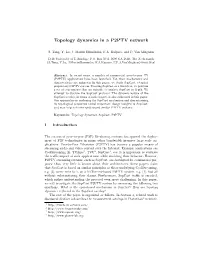 Topology Dynamics in a P2PTV Network