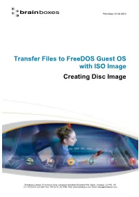 Transfer Files to Freedos Guest OS with ISO Image 1