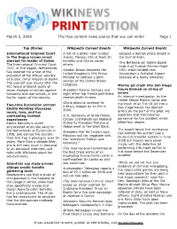 March 5, 2009 the Free-Content News Source That You Can Write! Page 1