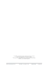 It Should Be Noted That the Articles Contained in Disarmament Forum Are the Sole Responsibility of the Individual Authors