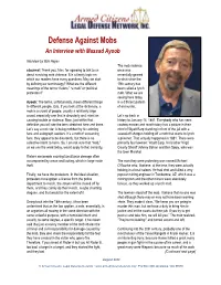 Defense Against Mobs an Interview with Massad Ayoob