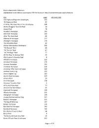 Ryan's Mammoth Collection Alphabetical Tune Index To