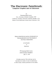 Computer Graphics and Art Education