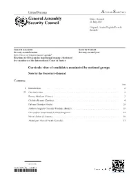 General Assembly Security Council