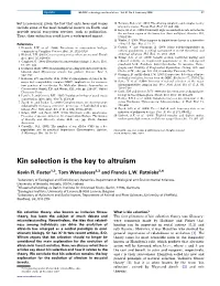 Kin Selection Is the Key to Altruism