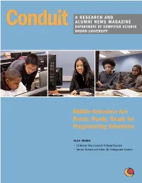 Middle-Schoolers Are Ready, Ready, Ready for Programming Adventure