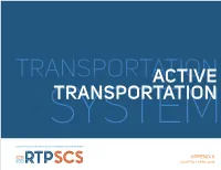2016 RTP/SCS Active Transportation Appendix, Adopted April 2016
