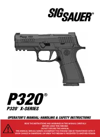 P320 ® P320 ® X-Series