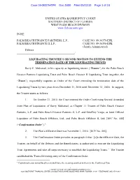 Second Motion to Extend the Termination Date of the Liquidating Trusts
