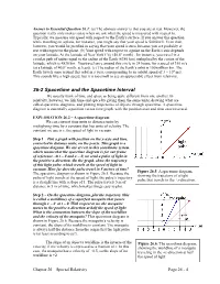 26-2 Spacetime and the Spacetime Interval We Usually Think of Time and Space As Being Quite Different from One Another