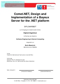 Comet.NET, Design and Implementation of a Bayeux Server for the .NET Platform