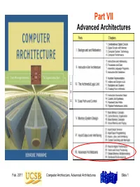 Computer Architecture, Part 7