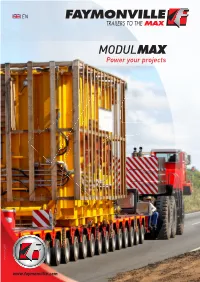 MODULMAX Power Your Projects Version 06.2016 Version