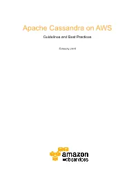 Apache Cassandra on AWS Whitepaper