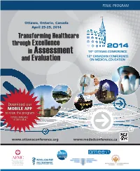 CCME 2014 Program