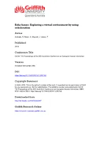 Echo-House: Exploring a Virtual Environment by Using Echolocation
