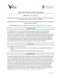 Lesson: Build an Aquifer