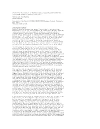 This Version of Delanda's Text Is Quite Different Than the One Already Posted to Nettime in the Fall