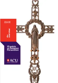 An O Ve Rv Iew 10 Points on Religious Persecution