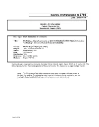 ISO/IEC JTC1/SC2/WG2 N 3793 Date: 2010-04-16