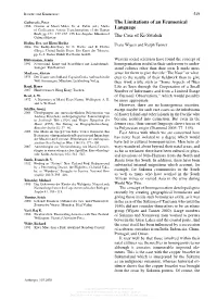 The Limitations of an Ecumenical Language the Case of Ki-Swahili