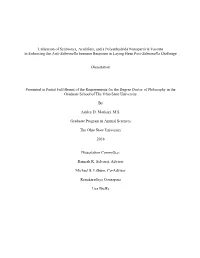 Utilization of Synbiotics, Acidifiers, and a Polyanhydride Nanoparticle
