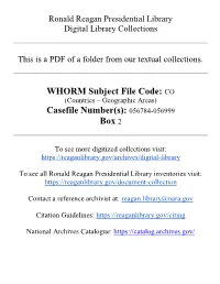 CO Casefile Number(S)