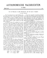 Polyhymnia, and the Mass of Jupiter