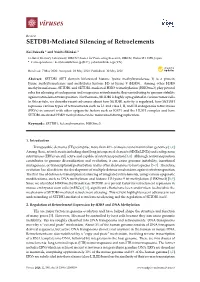 SETDB1-Mediated Silencing of Retroelements