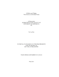 The Korean As Commodity Fetish a Dissertation SUBMITTED to THE