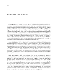About the Contributors
