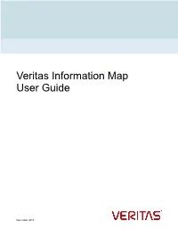 Veritas Information Map User Guide