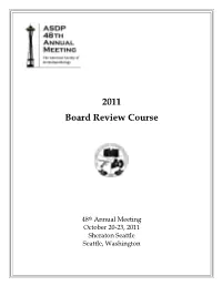2011 Board Review Course