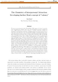 Developing Further Bion's Concept of "Valency"