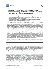 Interpreting Farmers' Perceptions of Risks and Benefits Concerning