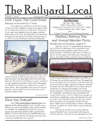 Little Engine That Could Event Danbury Railway Day and Annual