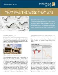 That Was the Week That Was