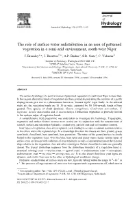 The Role of Surface Water Redistribution in an Area of Patterned Vegetation