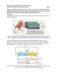 LED Circuit and Device Physics 120 Pts Objective: Meas