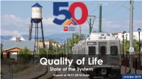 Quality of Life Report
