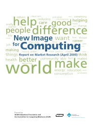 A Report in Their First Wave to Understand the Image of Computing Among Youth