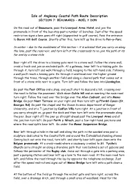 Anglesey Coastal Path Description