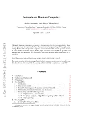Arxiv:1507.01988V2 [Cs.FL] 4 Jul 2018 Introduction 1 N Nci Brazil