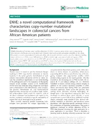 ENVE: a Novel Computational Framework