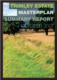 MASTERPLAN SUMMARY REPORT OCTOBER 2007 Contents