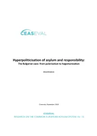 Bulgarian Case: from Polarisation to Hegemonisation