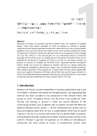 CHAPTER 1 Slovenian Visual Artists Throughout History: a Network Analysis Perspective