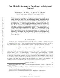 Fast Mesh Refinement in Pseudospectral Optimal Control