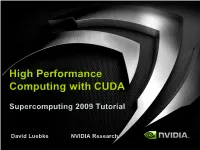 SC09 CUDA Luebke Intro.Pdf