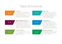 Table of Contents